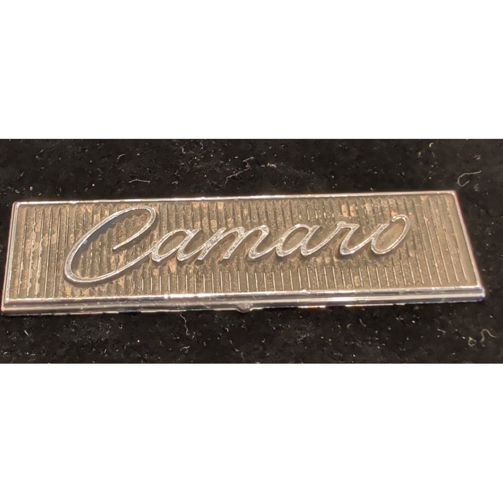 1967-1969 Chevy Camaro Dash Emblem 7746553‎ 7746554 OEM GM Badge